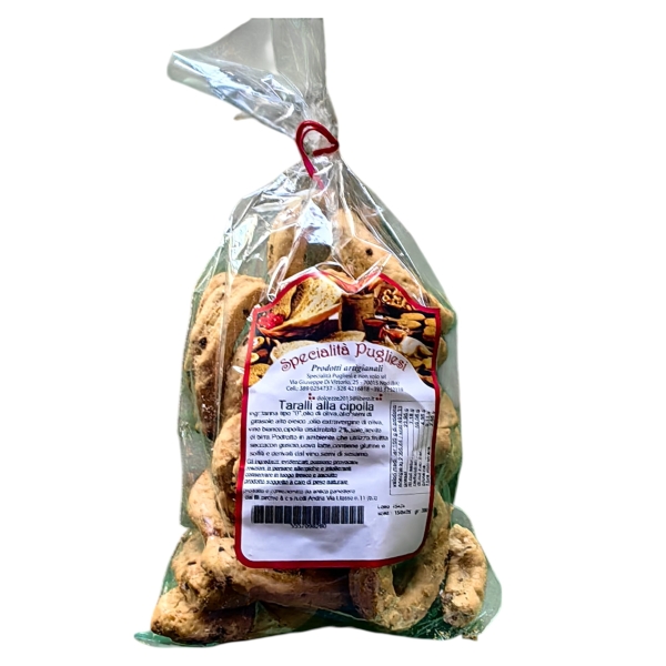 Taralli artigianali Pugliesi alla Cipolla