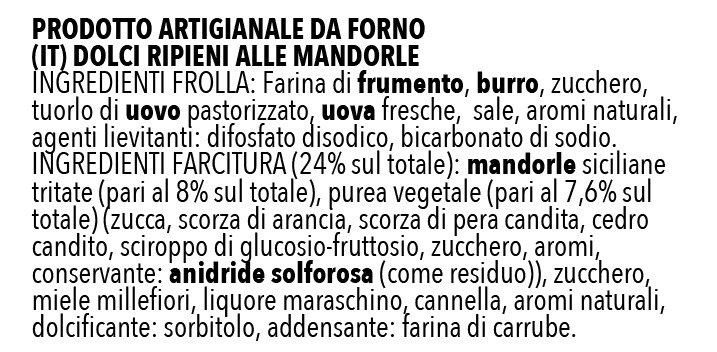 zuccotti ingredienti